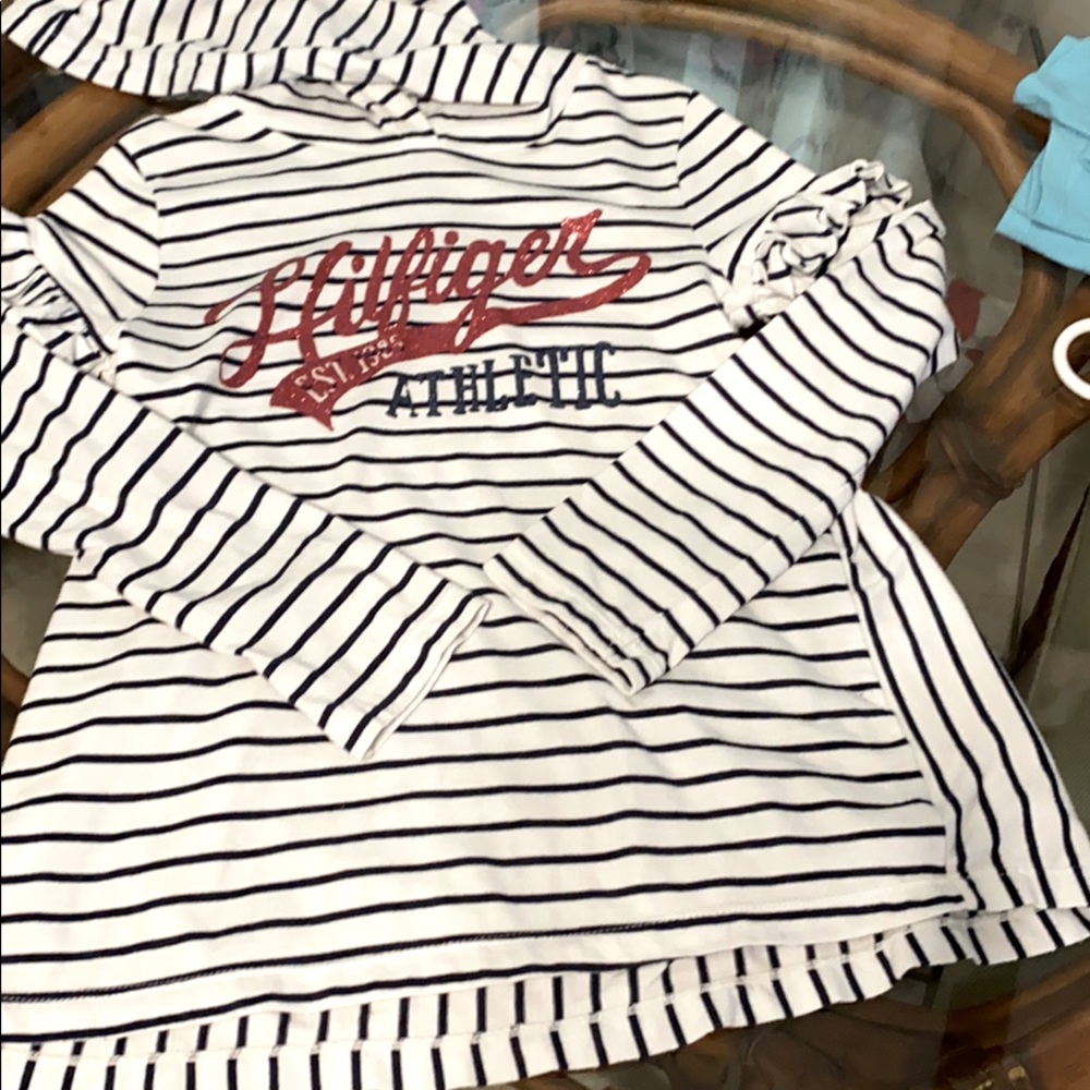 Tommy Hilfiger Girls Hooded Long Sleeve Top